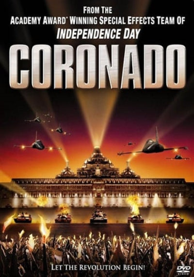 Promotional poster for 'Coronado' with special effects text and movie title.