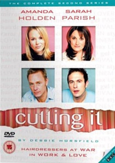 DVD cover of 'Cutting It' with four characters' portraits and the title.