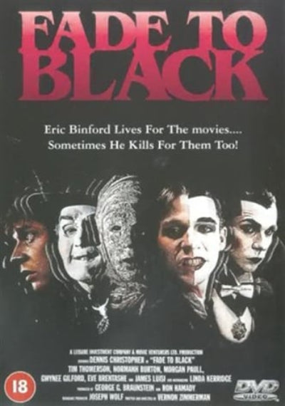 DVD cover of 'Fade to Black' with stylized faces and text.