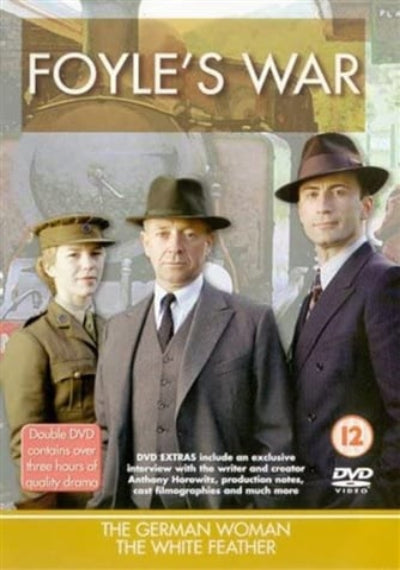 DVD cover of 'Foyle's War' featuring three characters in period attire.