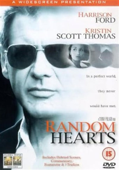 DVD cover of 'Random Hearts' featuring Harrison Ford and Kristin Scott Thomas.
