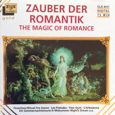 Album cover for 'Zauber der Romantik: The Magic of Romance' with classical music artwork.
