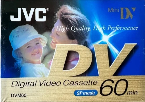 JVC DV 60 60min Digital Video Cassette New and sealed