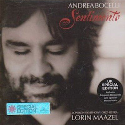 Andrea Bocelli – Sentimento Used CD Pick and Sell the shop for Stay Home Entertainment Packs.!! CD's Used
