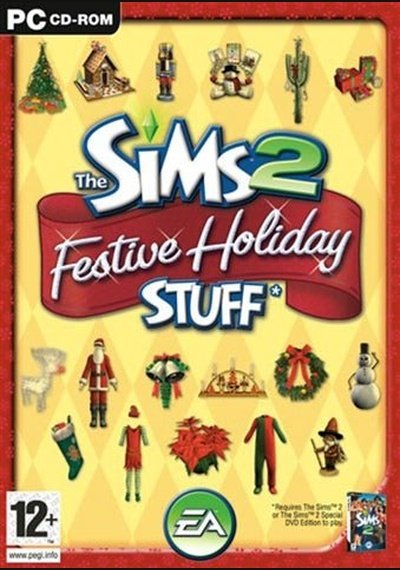 Sims 2: Festive Holiday Stuff PC Used Pick and Sell the shop for Stay Home Entertainment Packs.!! PC Used