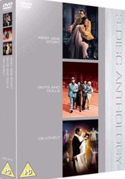 West Side Story, Guys And Dolls, De-Lovely New DVD Pick and Sell the shop for Stay Home Entertainment Packs.!! DVD's New