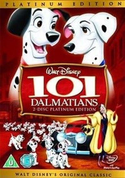 101 Dalmatians U 1961 Platinum Ed 2 Disc Used DVD Pick and Sell the shop for Stay Home Entertainment Packs.!! DVD's Used