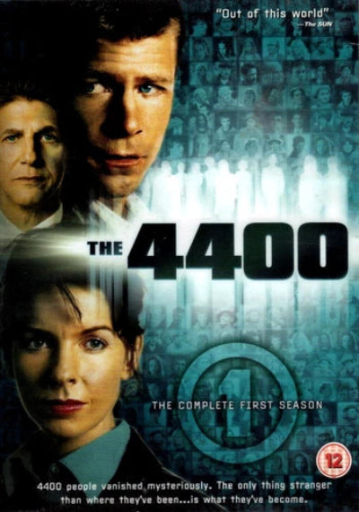 Poster for 'The 4400' with three people's faces and the show's title.