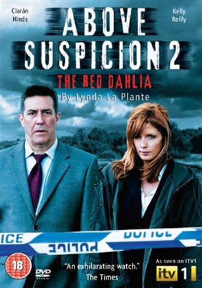 DVD cover of 'Above Suspicion 2' featuring two characters against a scenic background.