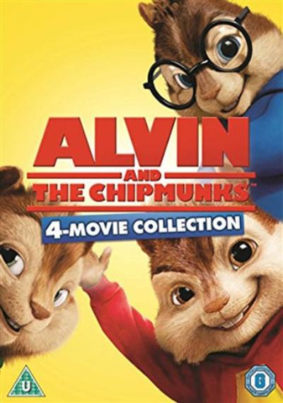 Alvin & The Chipmunks 1-4 U Used DVD Pick and Sell the shop for Stay Home Entertainment Packs.!! DVD's Used