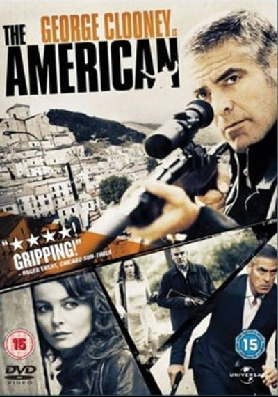 Man with a sniper rifle looking over a city. Movie bought to you by Pick and Sell