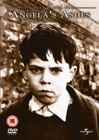DVD cover of 'Angela's Ashes' with a young boy's face.