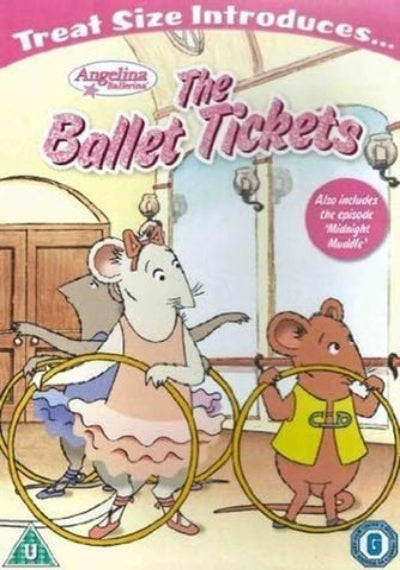 DVD cover of 'The Ballet Tickets' featuring animated mice in ballet costumes.