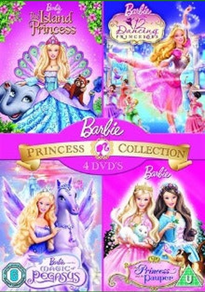 Barbie Princess Box Set U 4 Disc Used DVD Boxset Pick and Sell the shop for Stay Home Entertainment Packs.!! DVD Used Boxset