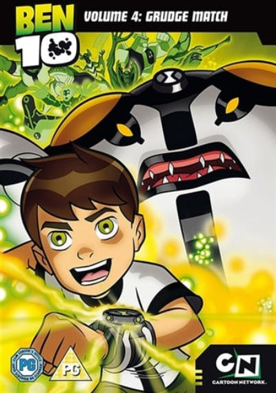 Ben 10 Volume 4 cover with character and alien face