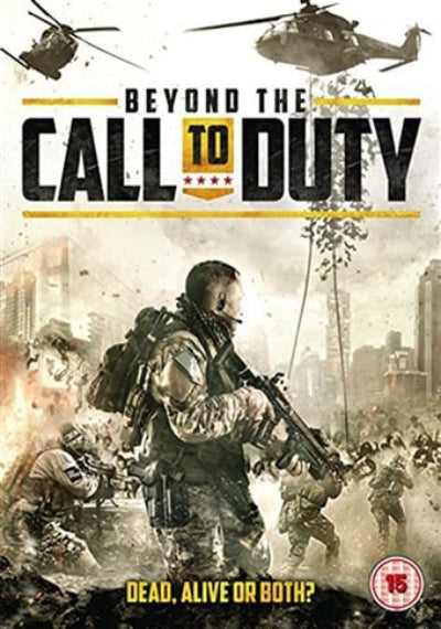 Game cover of 'Beyond the Call to Duty' with soldiers and helicopters.