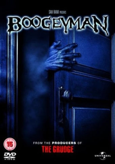 Movie poster for 'Boogeyman' with a hand reaching out from behind a door.