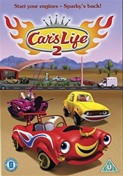 Cover of 'Car's Life 2' with cartoon cars and a desert scene.