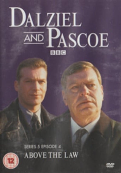 DVD cover for 'Dalziel and Pascoe' featuring two men against a purple background.