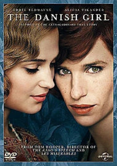 Movie poster for 'The Danish Girl' featuring two women's faces.