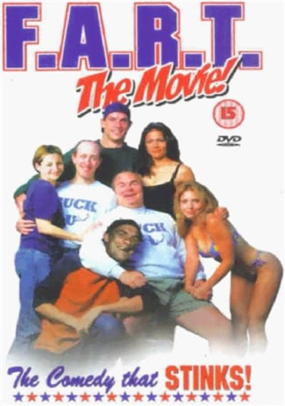 DVD cover of 'F.A.R.T. The Movie' with a group of people posing and text indicating it's a comedy movie.