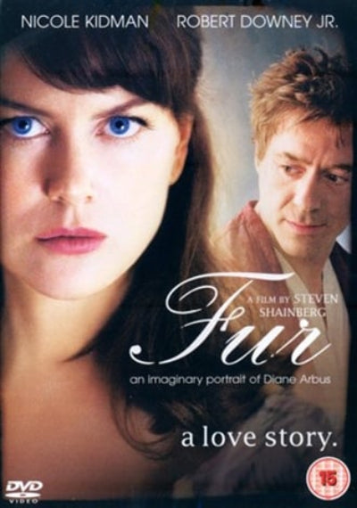 Movie poster for 'Fur' featuring Nicole Kidman and Robert Downey Jr.