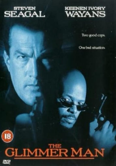 Movie poster for 'The Glimmer Man' featuring Steven Seagal and Keenen Ivory Wayans.