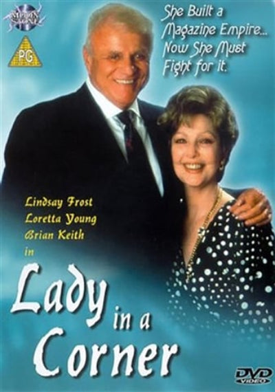 Movie poster for 'Lady in a Corner' featuring Lindsay Frost and Loretta Young.