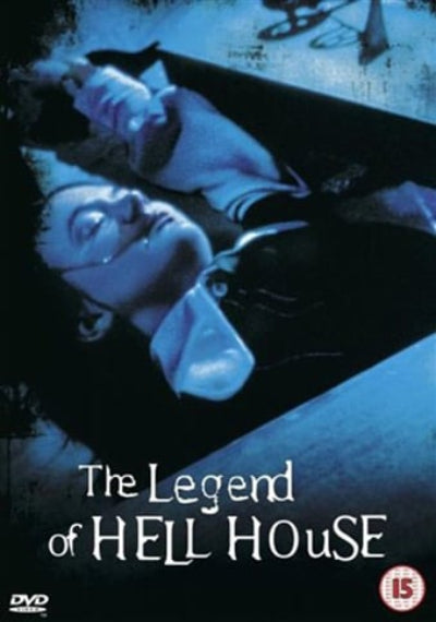 Poster of 'The Legend of Hell House' with a person lying on a bed in a dimly lit room.