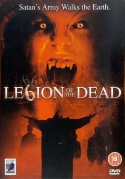 DVD cover of 'Legion of the Dead' with a demonic face and text.