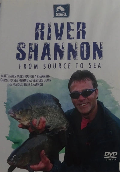 A DVD case and matching DVD disc for the documentary 'River Shannon: From Source to Sea' on DVD Video, displayed on a white background.