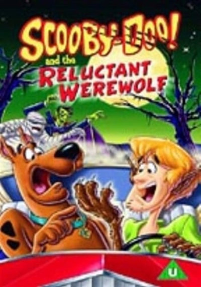 Movie poster for 'Scooby-Doo! and the Reluctant Werewolf' featuring Scooby-Doo and Daphne.