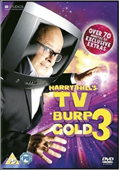 DVD cover of 'TV Burp Gold 3' with a man looking into a TV screen