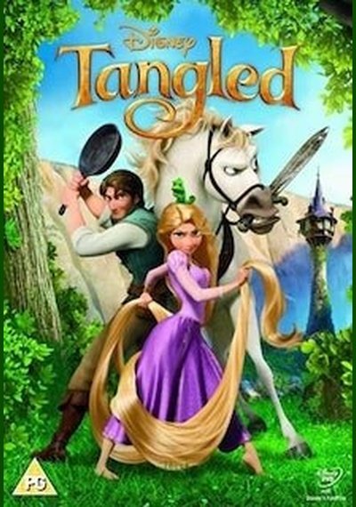 Tangled PG 2010 Used DVD Pick and Sell the shop for Stay Home Entertainment Packs.!! DVD's Used