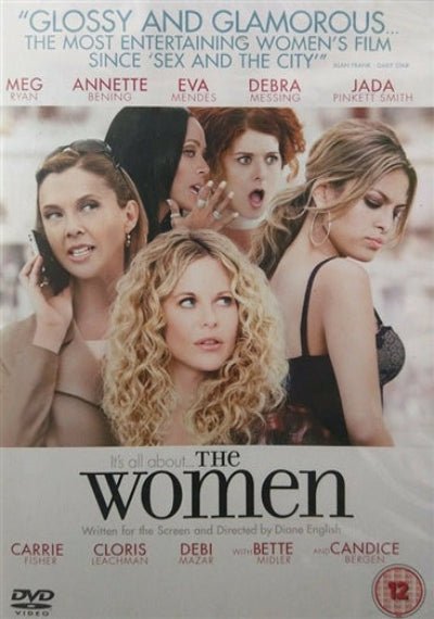 Movie poster for 'The Women' featuring women in various poses with text about the film's entertainment value.
