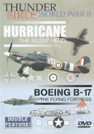 DVD cover featuring images of World War II aircraft with text about 'Boeing' and 'Hurricane'.