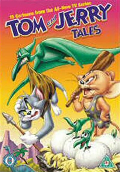 DVD cover of 'Tom and Jerry Tales' featuring cartoon characters on an orange background.