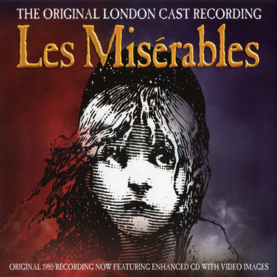 Album cover for 'Les Mésárables' with stylized illustration and text