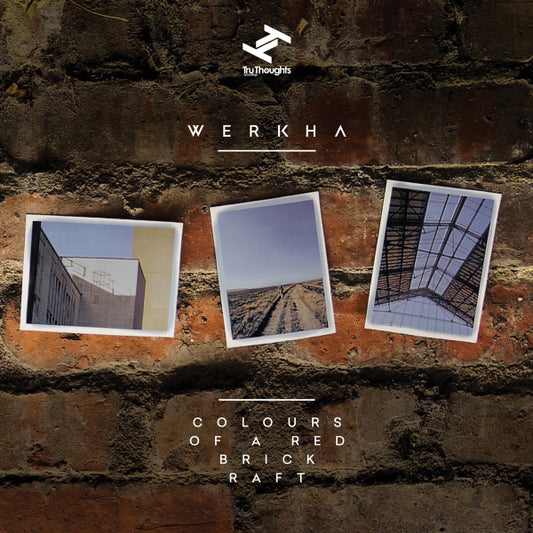 Three photographs on a brick wall with 'Werkha' branding.