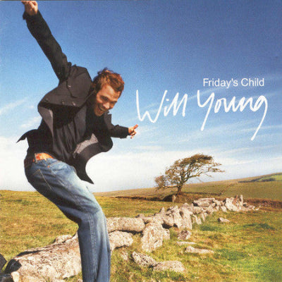 Album cover with a person jumping in a field, featuring the text 'Friday's Child' and 'Will Young'.