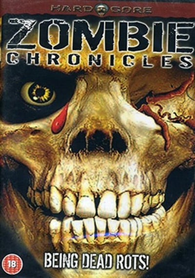 DVD cover of 'Zombie Chronicles' with a skull and eye design.