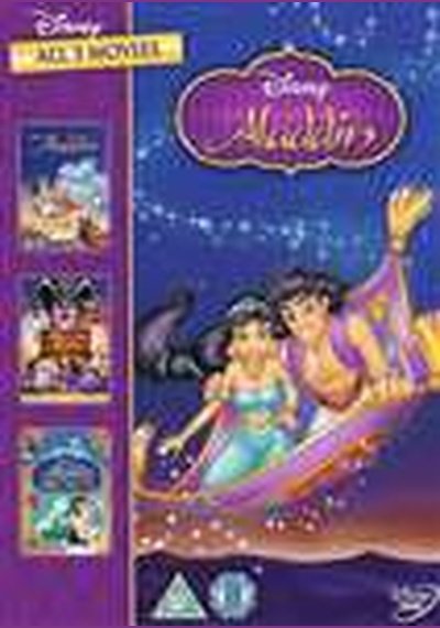 Aladdin Trilogy, Disney U '08 Rls 3 Disc Used DVD Pick and Sell the shop for Stay Home Entertainment Packs.!! DVD's Used