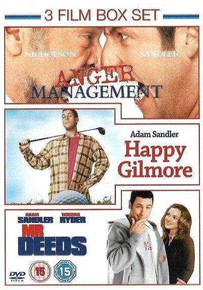 Anger Management/Mr Deeds/Happy Gilmore Used DVD Box Set Pick and Sell the shop for Stay Home Entertainment Packs.!! DVD's Used Boxset