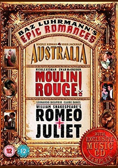 Australia/Moulin Rouge/Romeo & Juliet Used DVD Box Set Pick and Sell the shop for Stay Home Entertainment Packs.!! DVD's Used Boxset