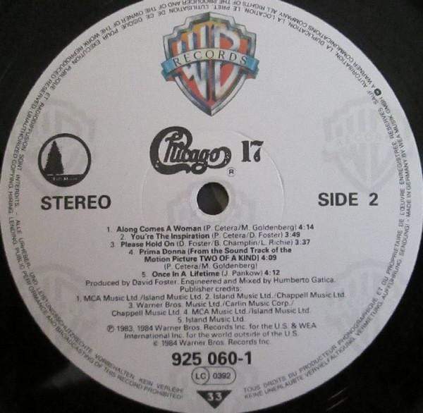 Chicago 17: 12" Vinyl LP Pick and Sell the shop for Stay Home Entertainment Packs.!! Vinyl 12"