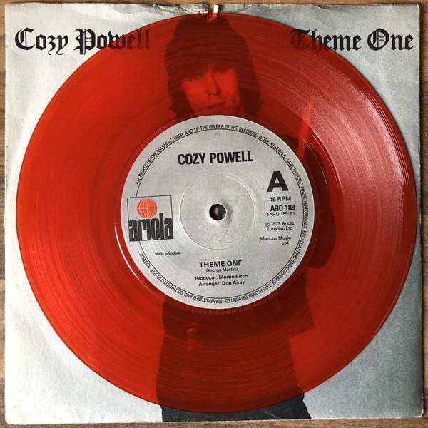 Cozy Powell: Theme One 7" Vinyl Pick and Sell the shop for Stay Home Entertainment Packs.!! Vinyl 7"