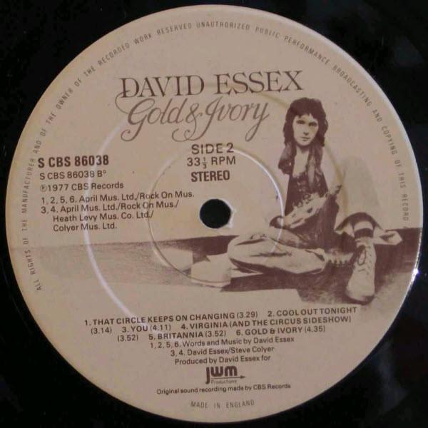 David Essex: Gold & Ivory Pick and Sell the shop for Stay Home Entertainment Packs.!! Vinyl 12"