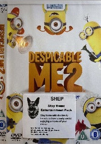 Despicable Me 2 SHEP DVD Pick and Sell the shop for Stay Home Entertainment Packs.!! SHEP DVD