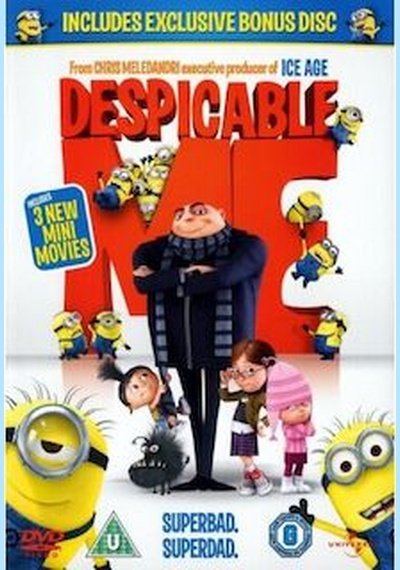 Despicable Me 2Disc SHEP DVD Pick and Sell the shop for Stay Home Entertainment Packs.!! SHEP DVD