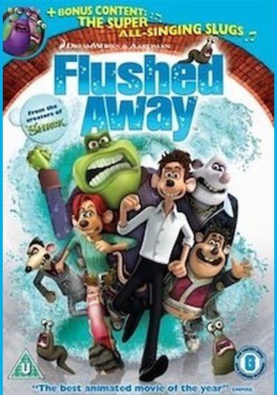 Flushed Away Used DVD Pick and Sell the shop for Stay Home Entertainment Packs.!! DVD's Used